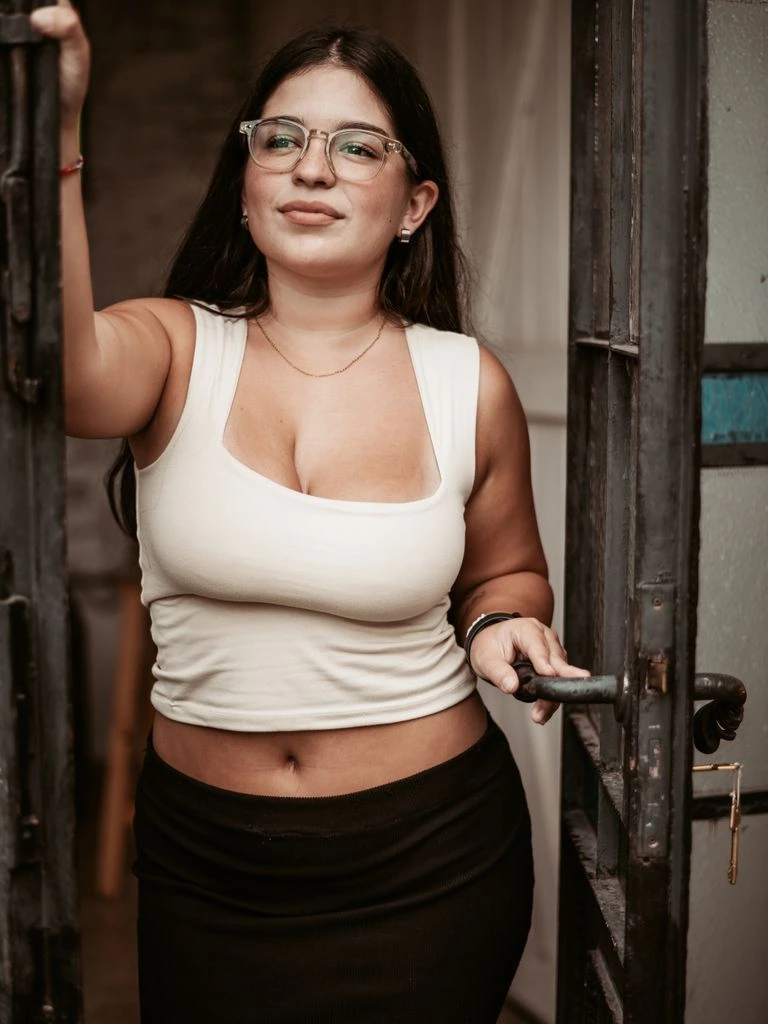 Founder Renee Castillo photographed for the Hips and Thongs editorial portrait series.